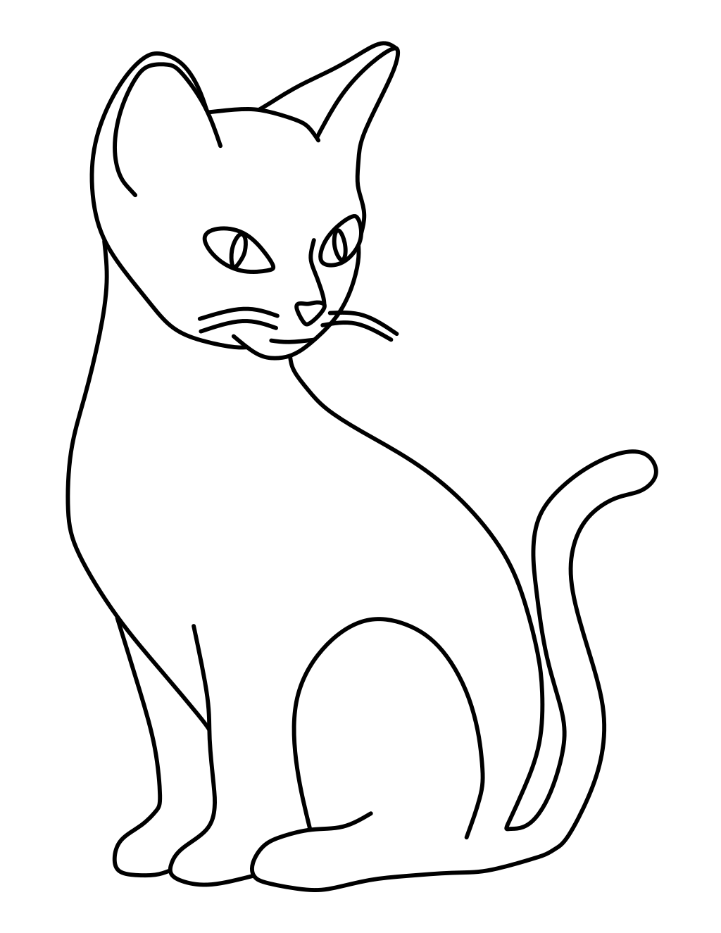 Cute Animal Coloring Page printable cute coloring page