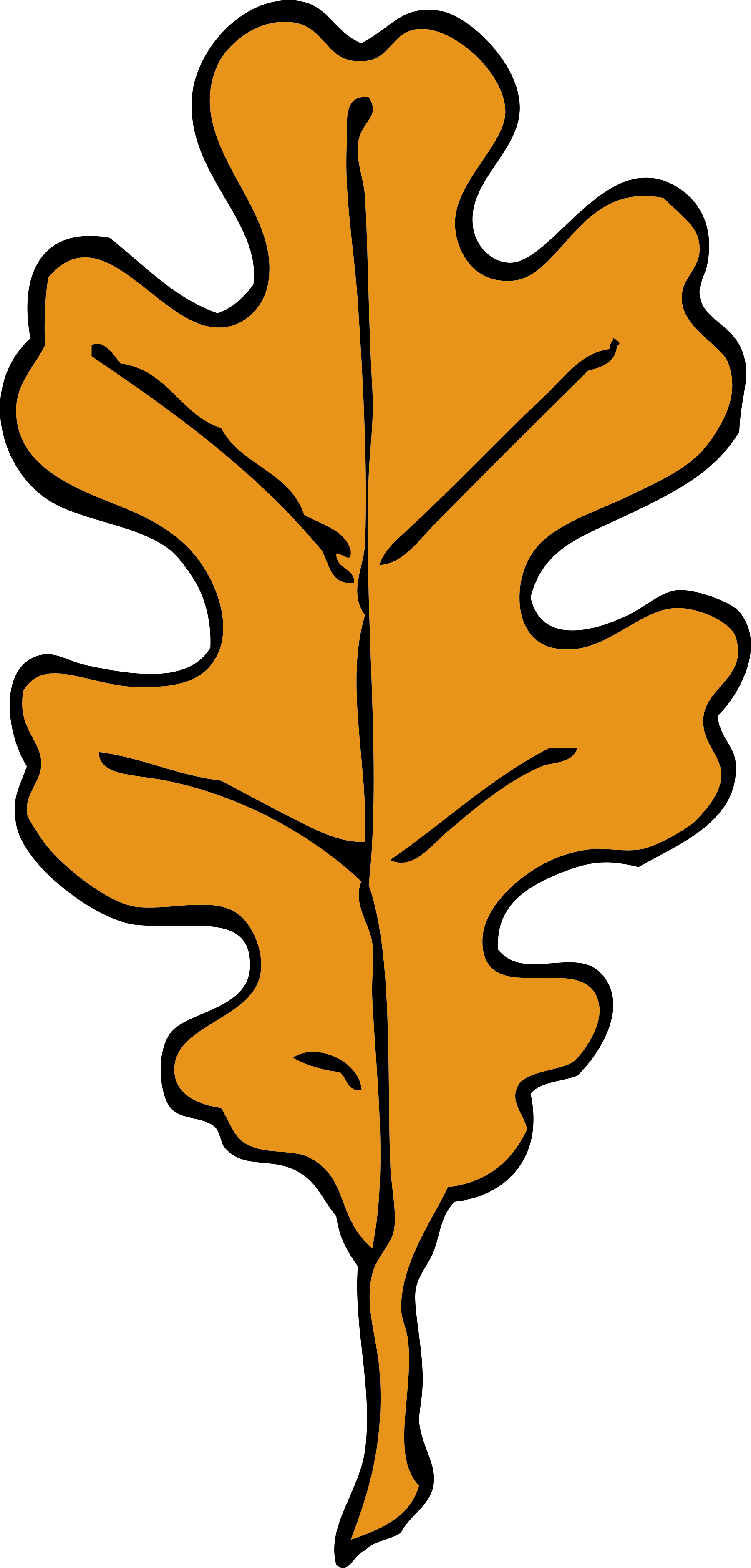 Oak Leaf printable september coloring page