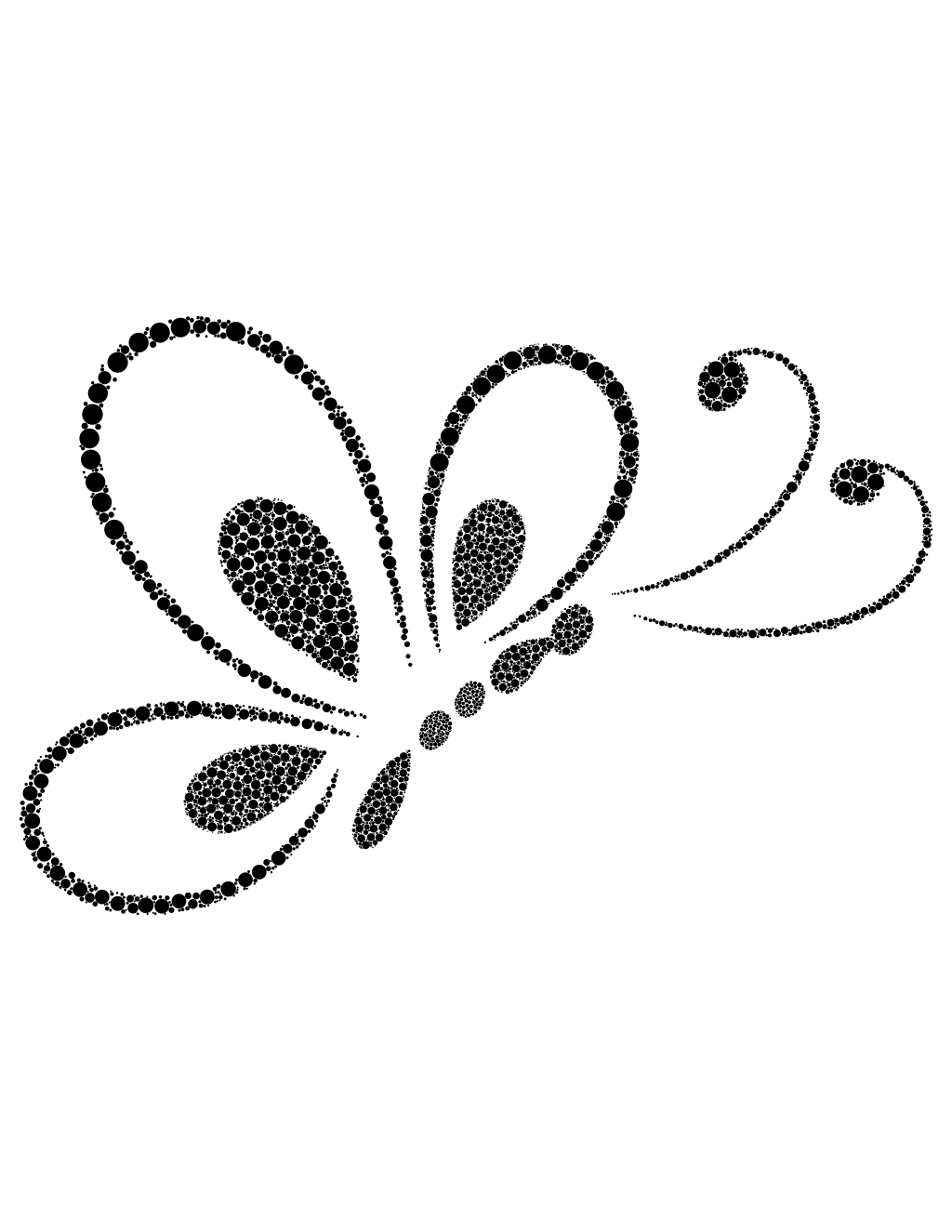 Butterfly Pattern printable butterflies coloring page