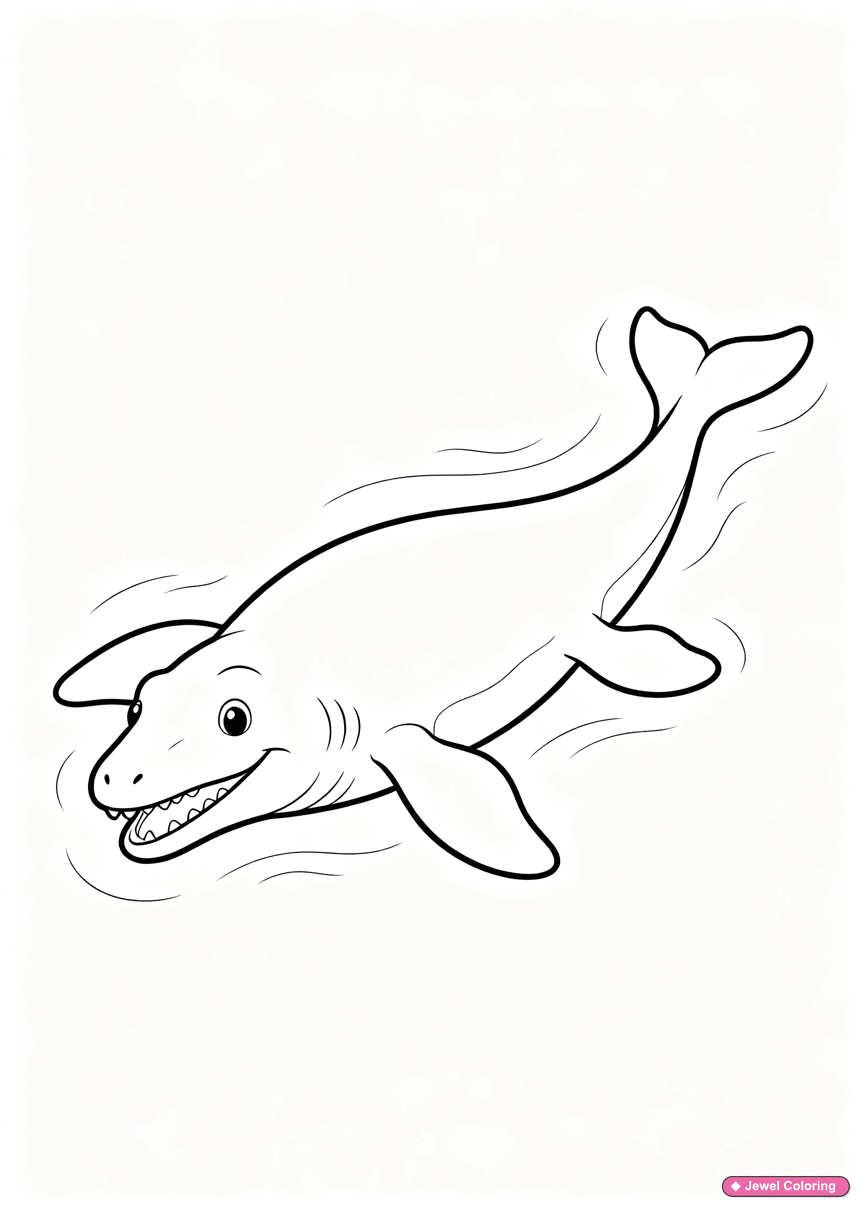 Dinosaur In Jungle Coloring Page printable dinosaurs coloring page