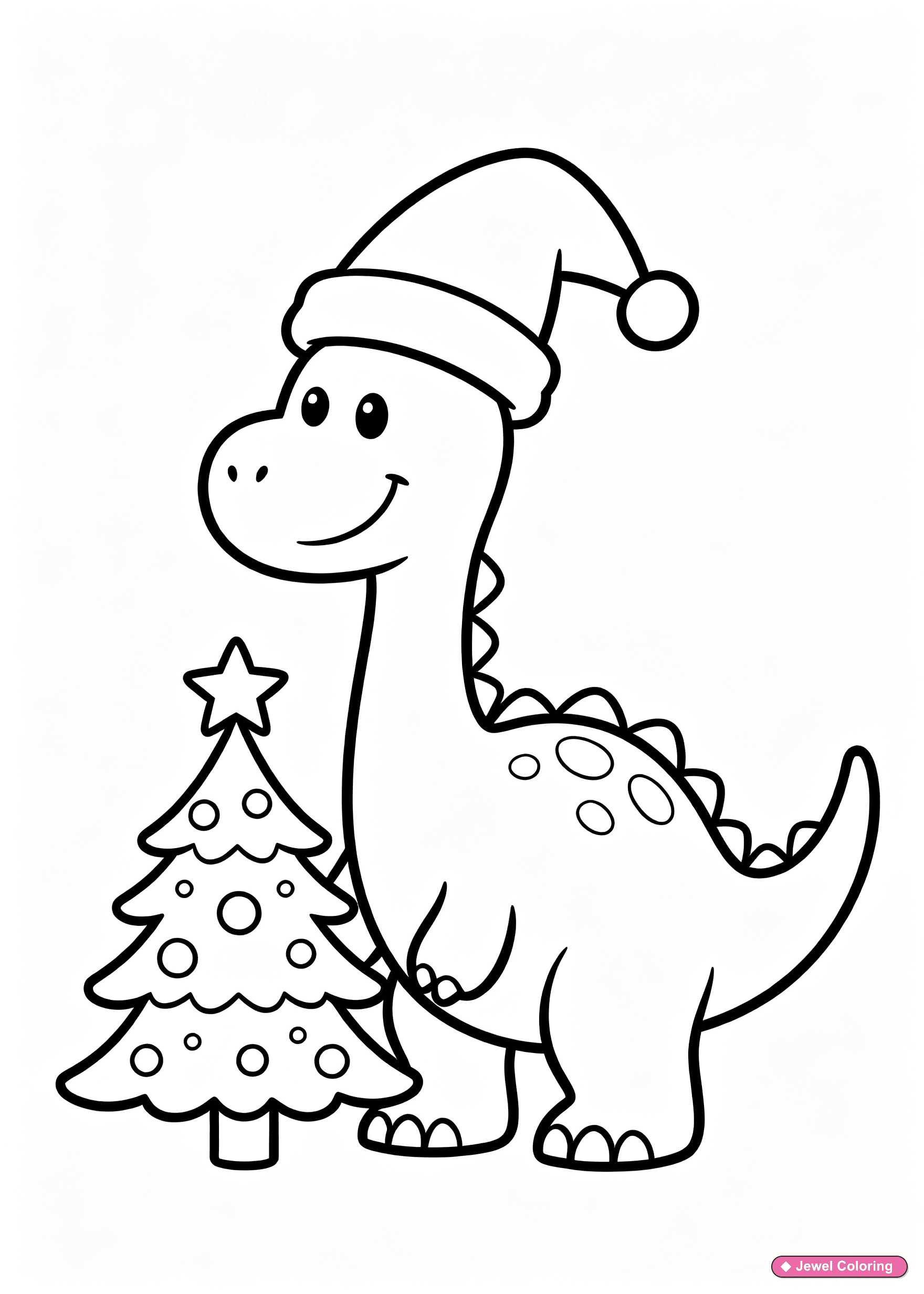 Dinosaurs coloring page preview