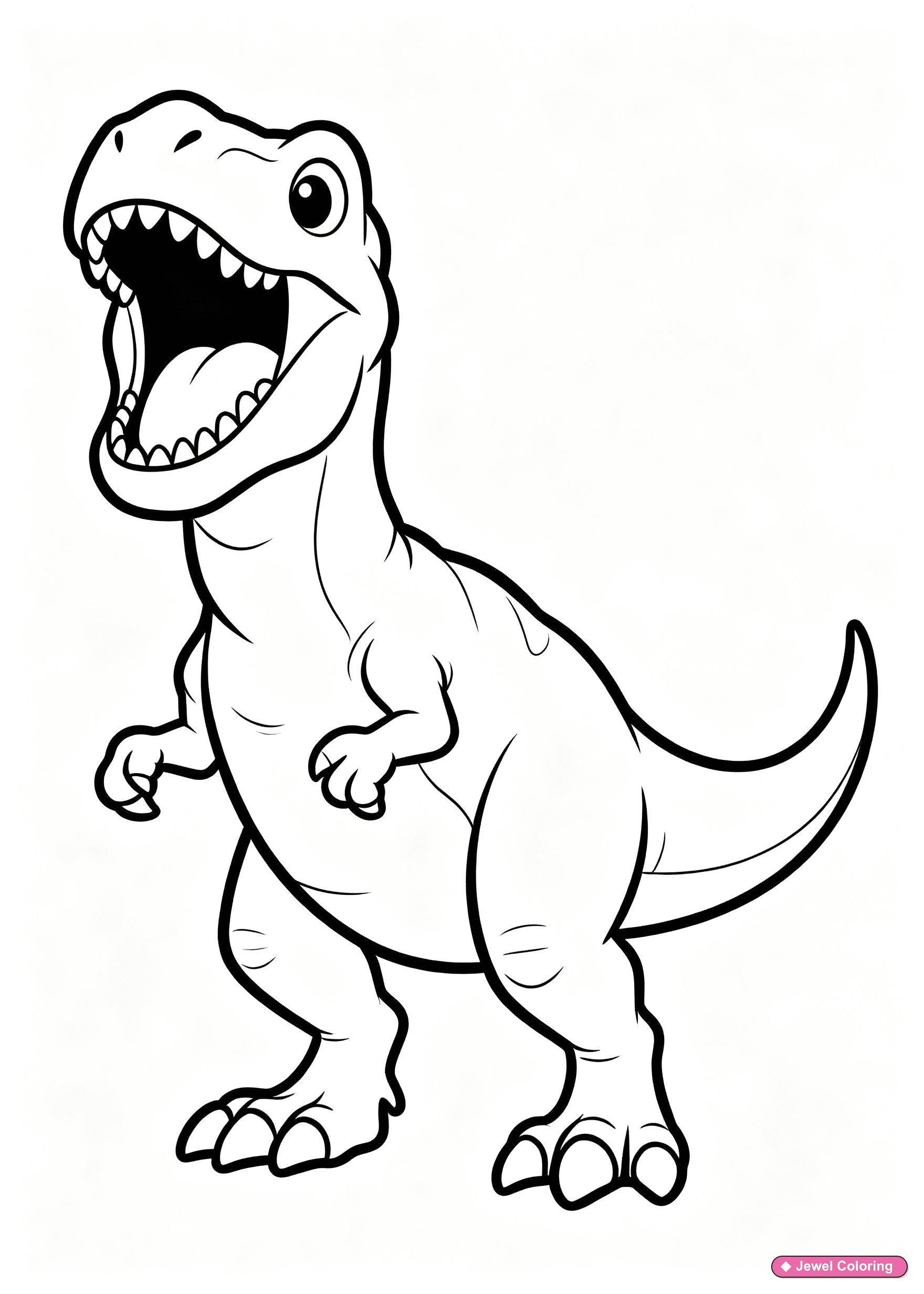 Velociraptor Dinosaur Coloring Page printable dinosaurs coloring page