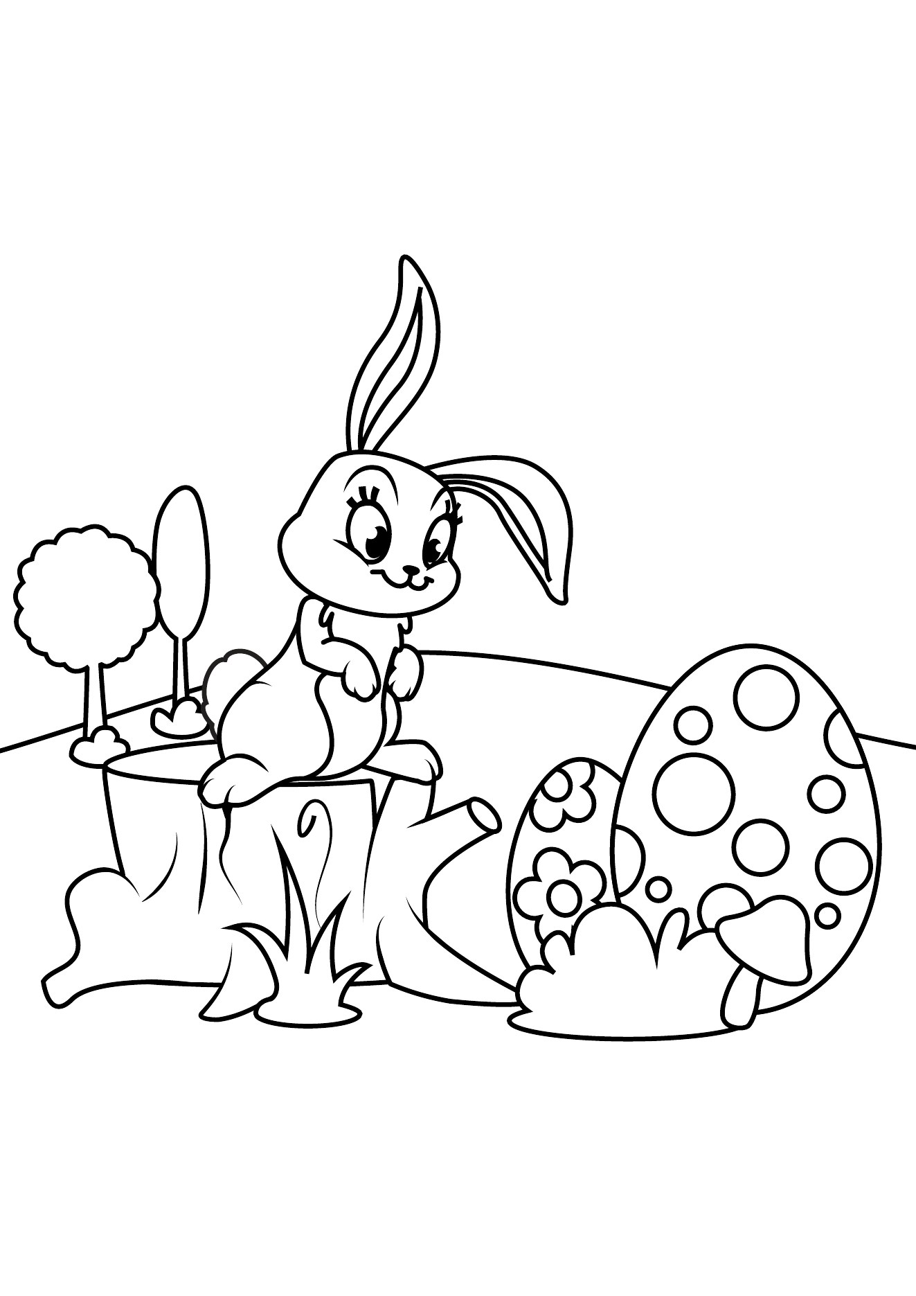 Easter Coloring Book Page 15 printable easter coloring page