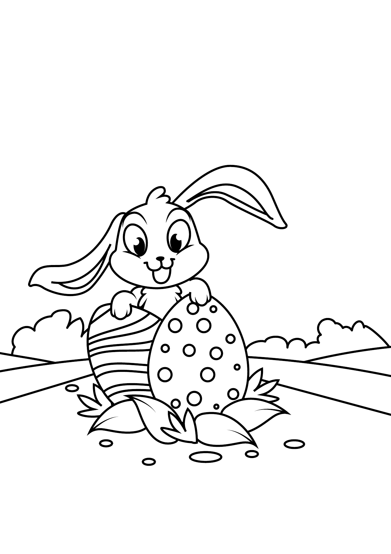 Easter Coloring Book Page 22 printable easter coloring page