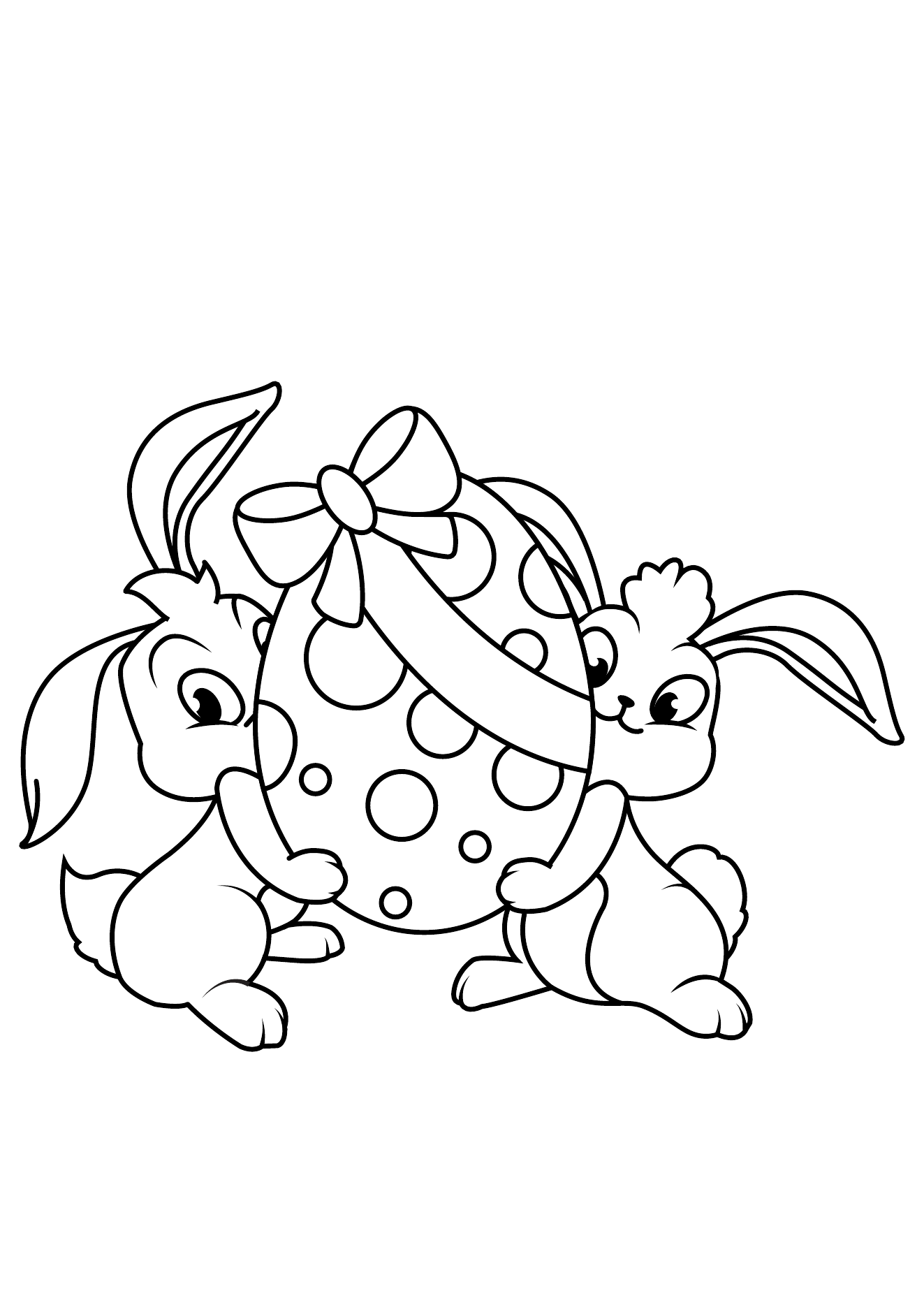 Easter Coloring Book Page 23 printable easter coloring page