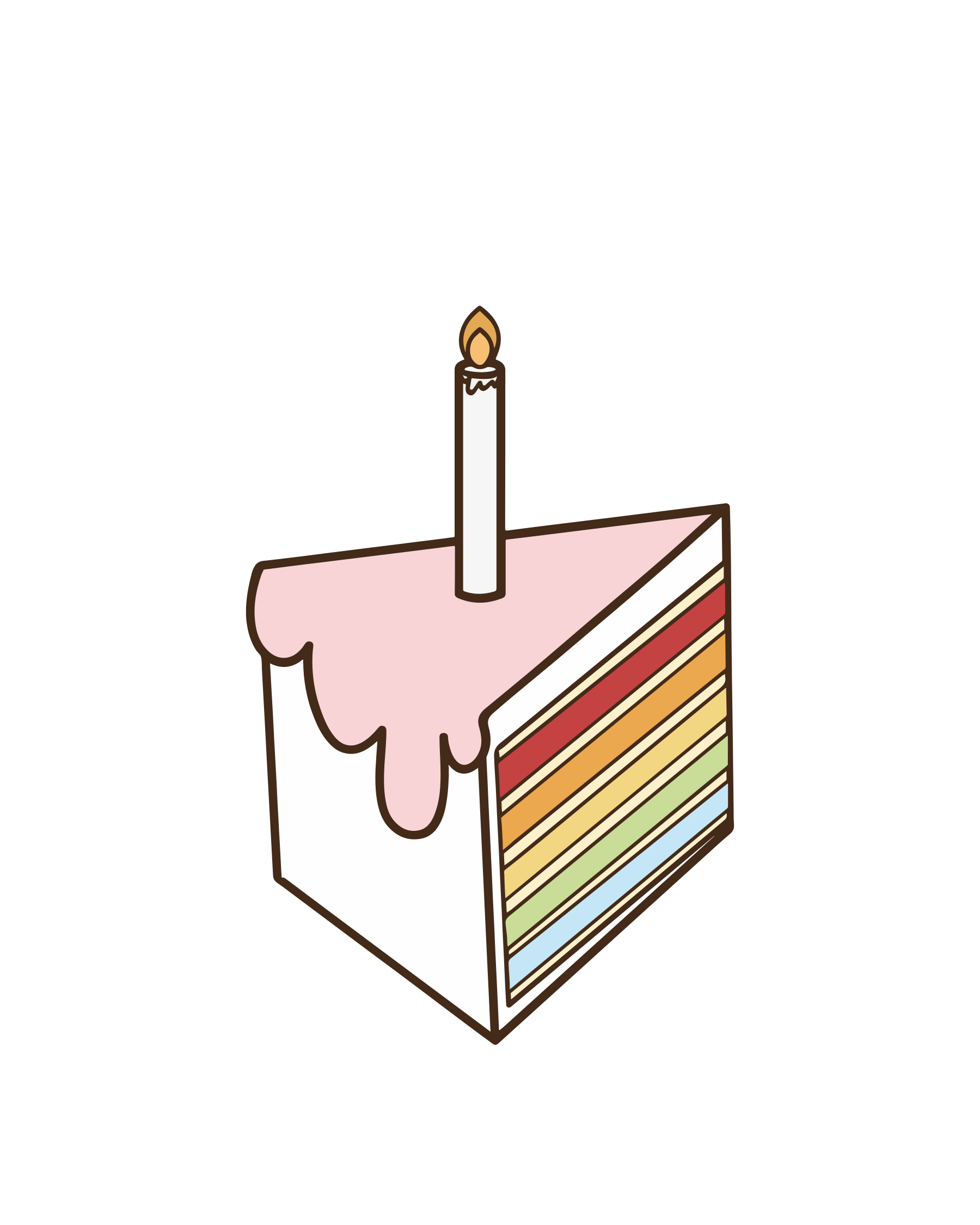 Birthday coloring page preview