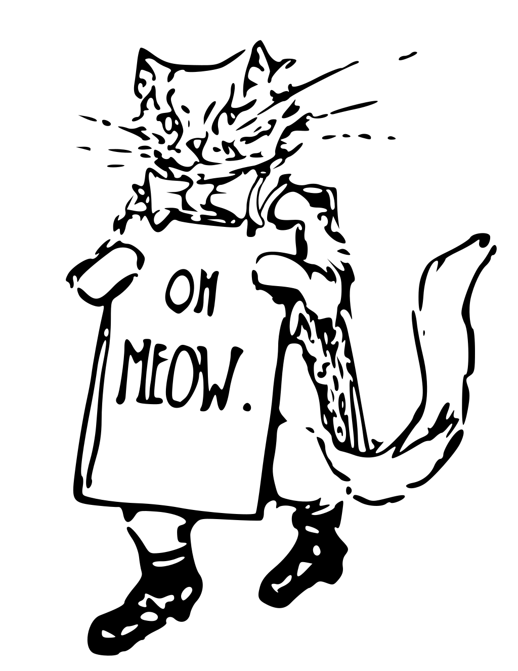 Cute Kitten Coloring Page printable kittens coloring page