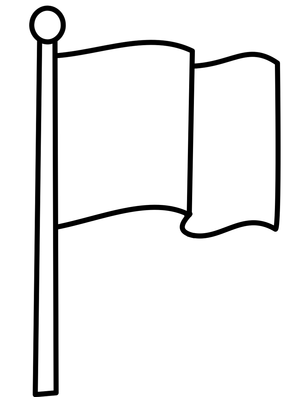 Monaco Flag Outline printable monaco flag coloring page