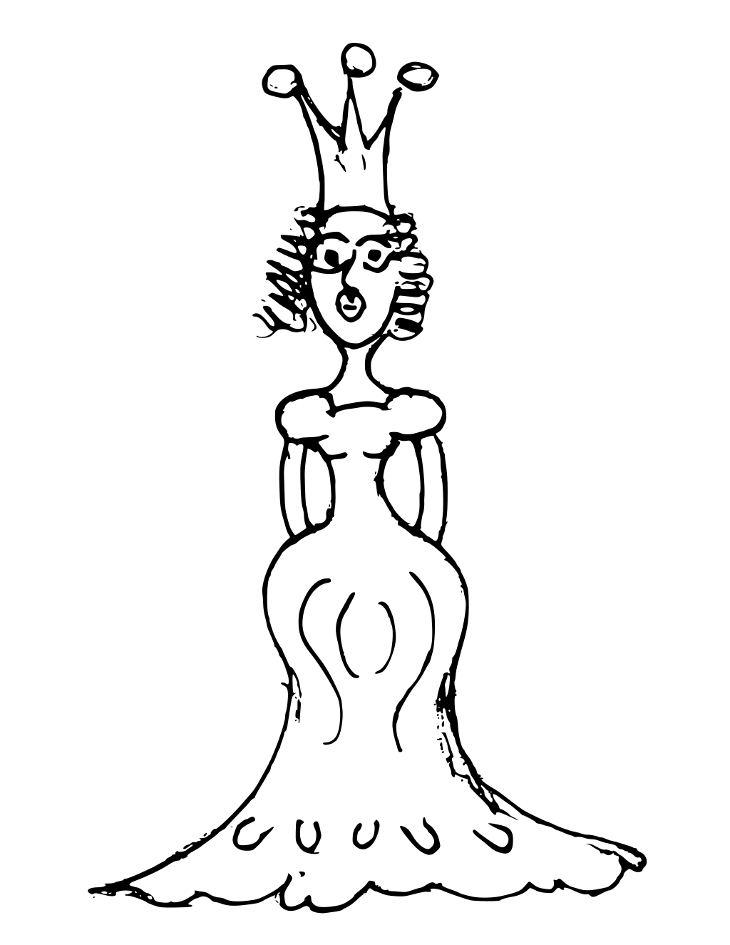 Princess Crown Coloring Page printable princesses coloring page
