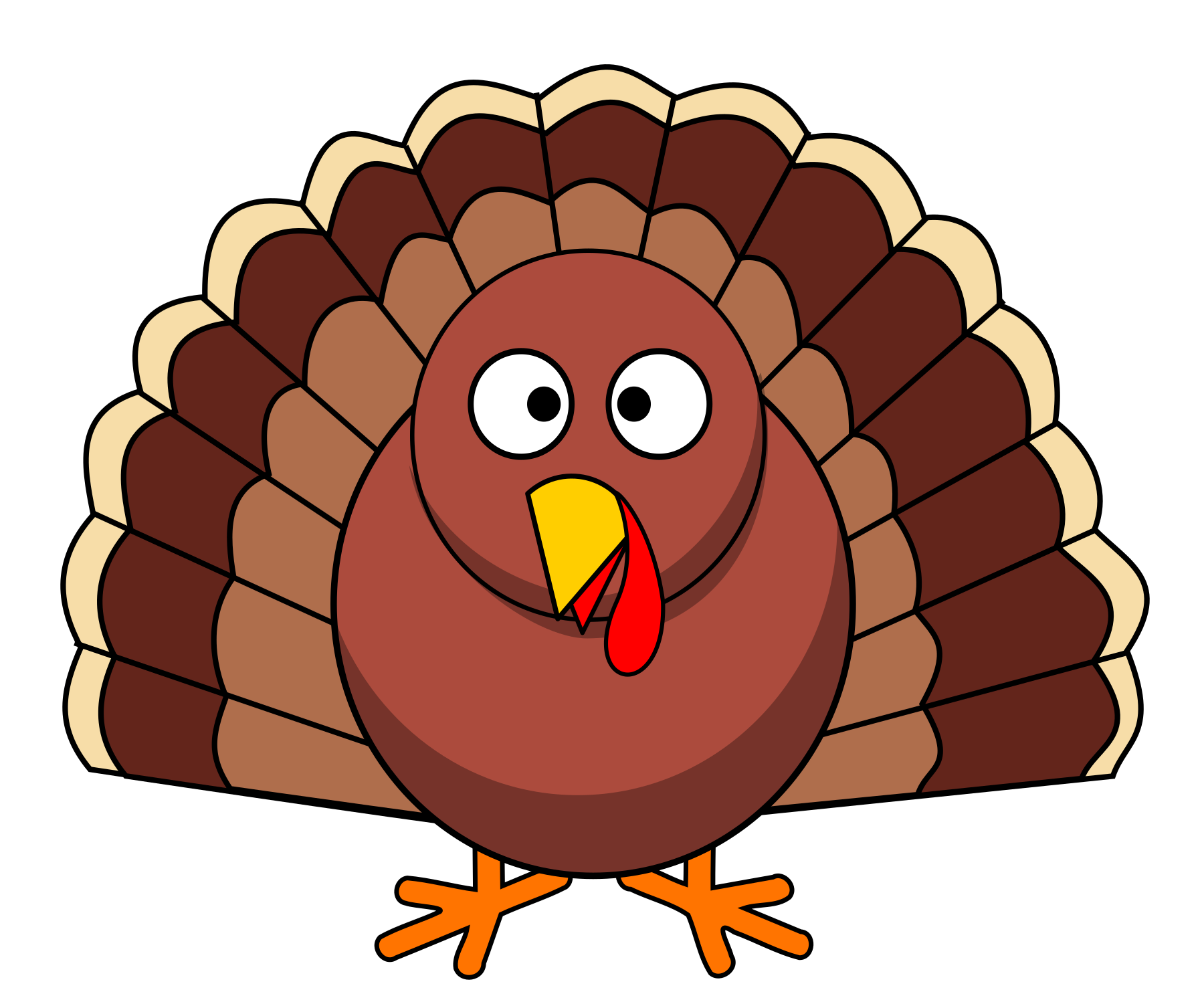Thanksgiving Turkey printable turkey coloring page