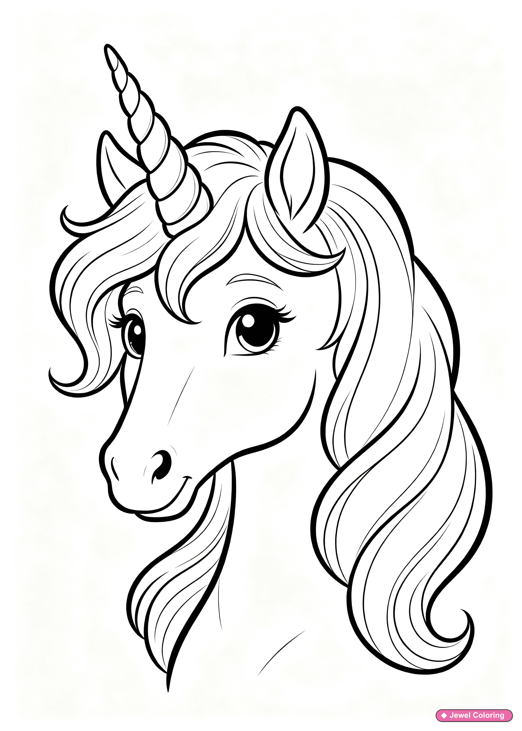 Christmas Unicorn Coloring Page printable unicorns coloring page