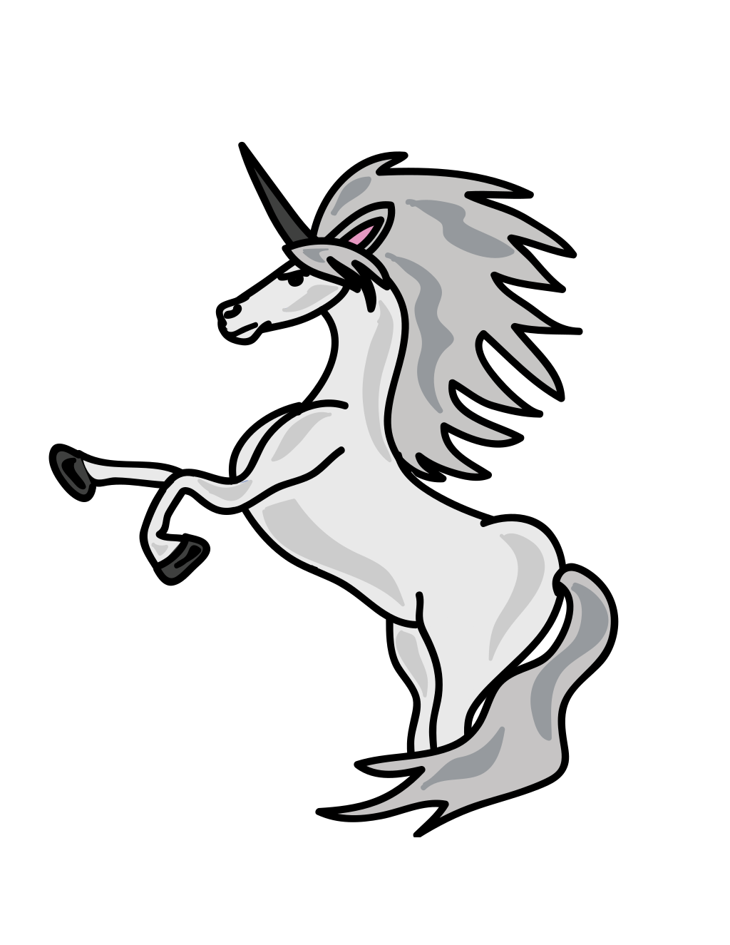 Cute Unicorn Coloring Page printable cute coloring page
