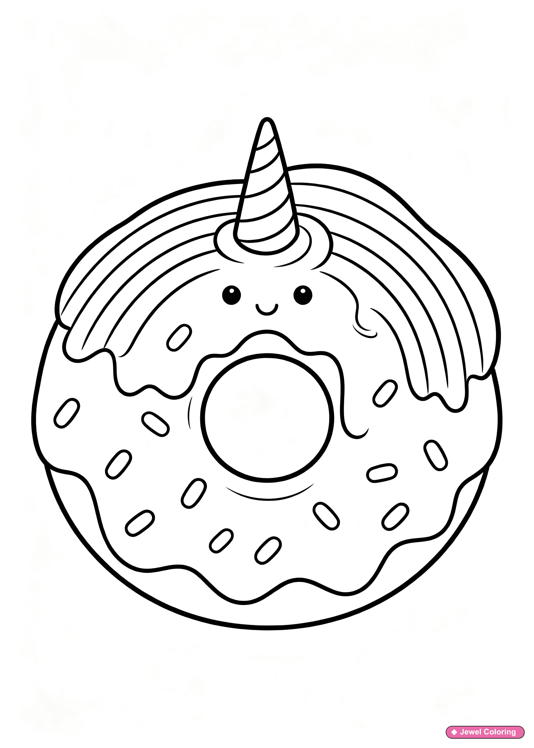 Flying Unicorn Coloring Page printable unicorns coloring page