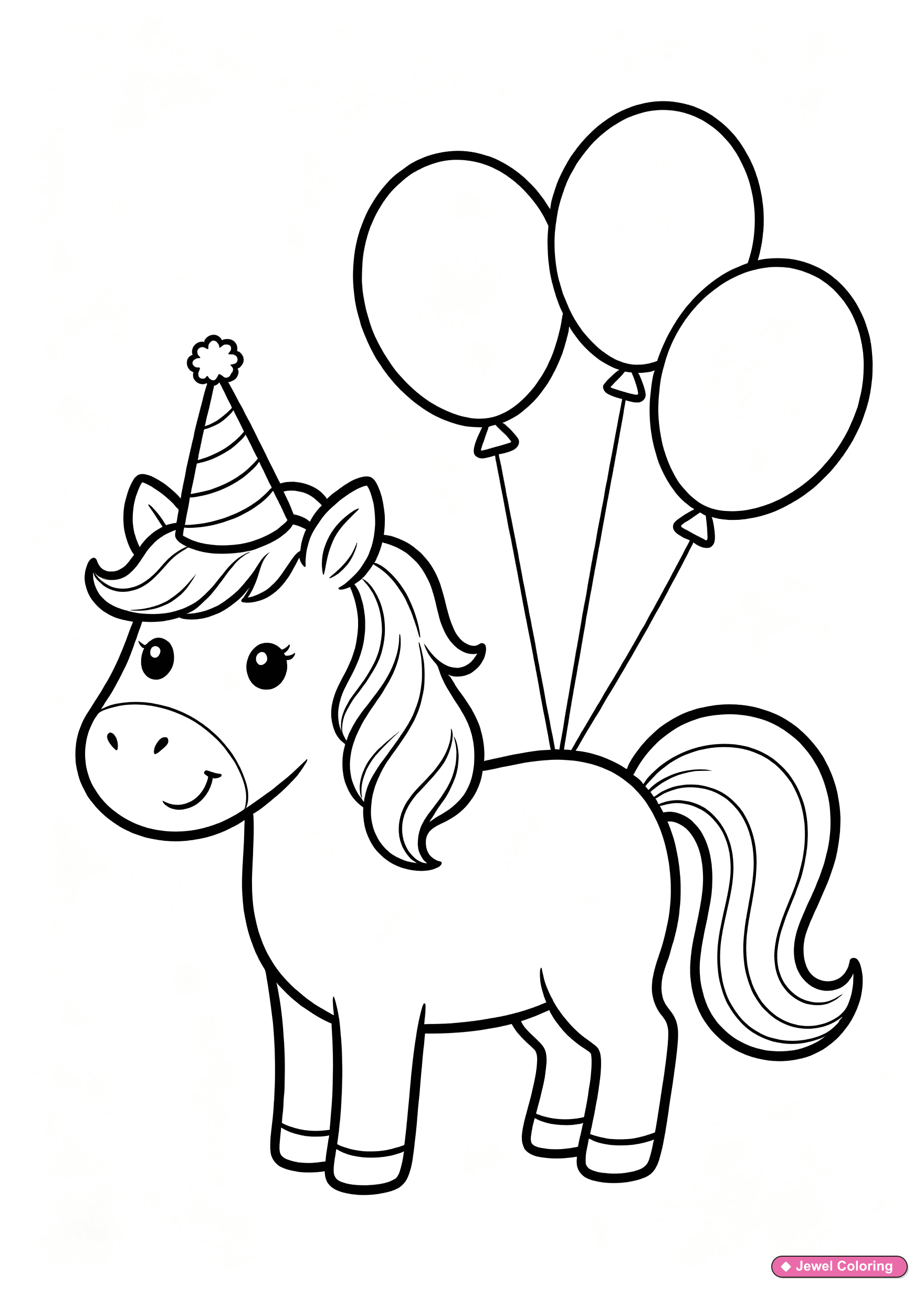 Princess Unicorn Coloring Page printable unicorns coloring page