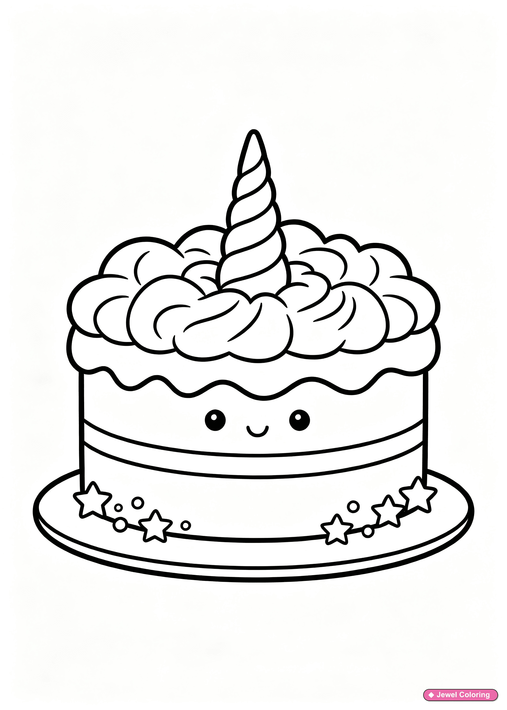 Realistic Unicorn Coloring Page printable unicorns coloring page