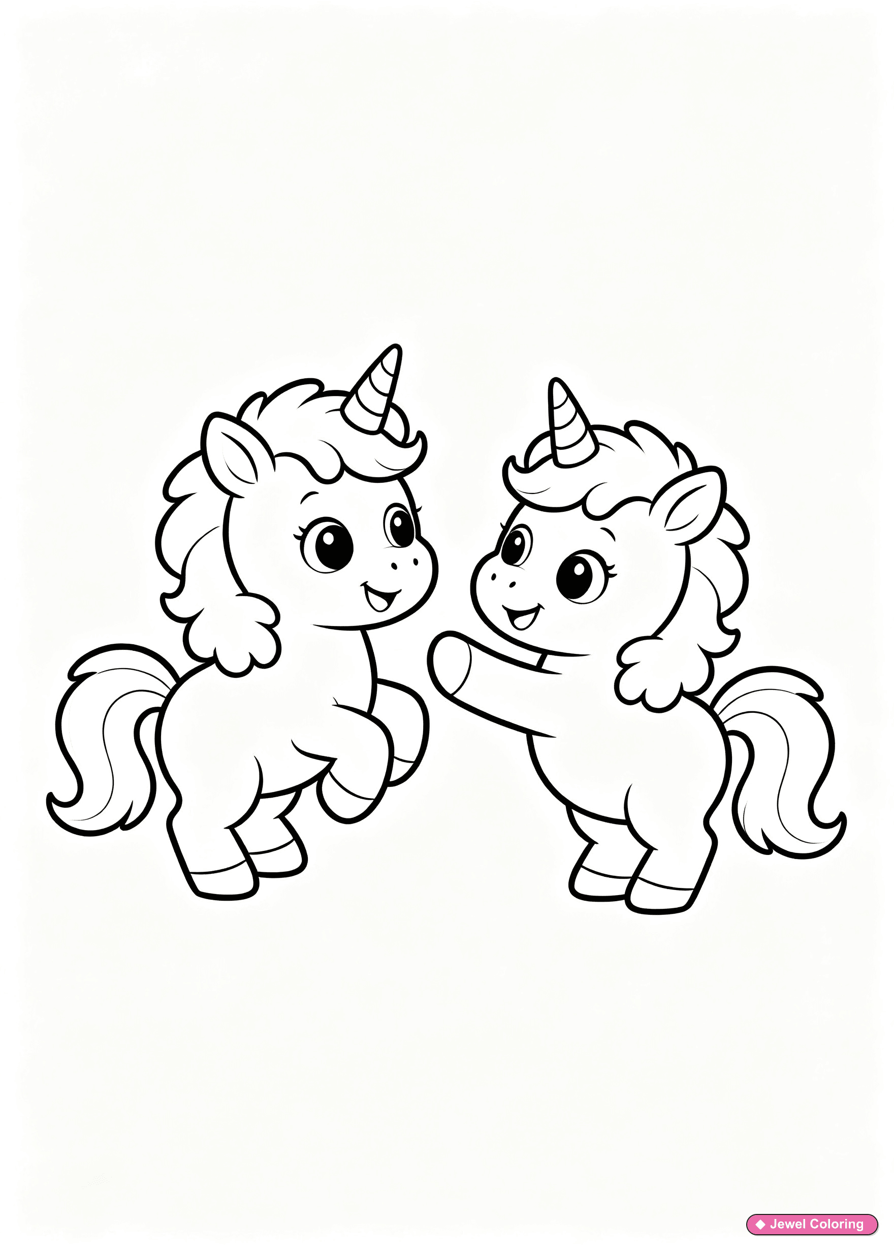 Unicorn Pegasus Coloring Page printable unicorns coloring page