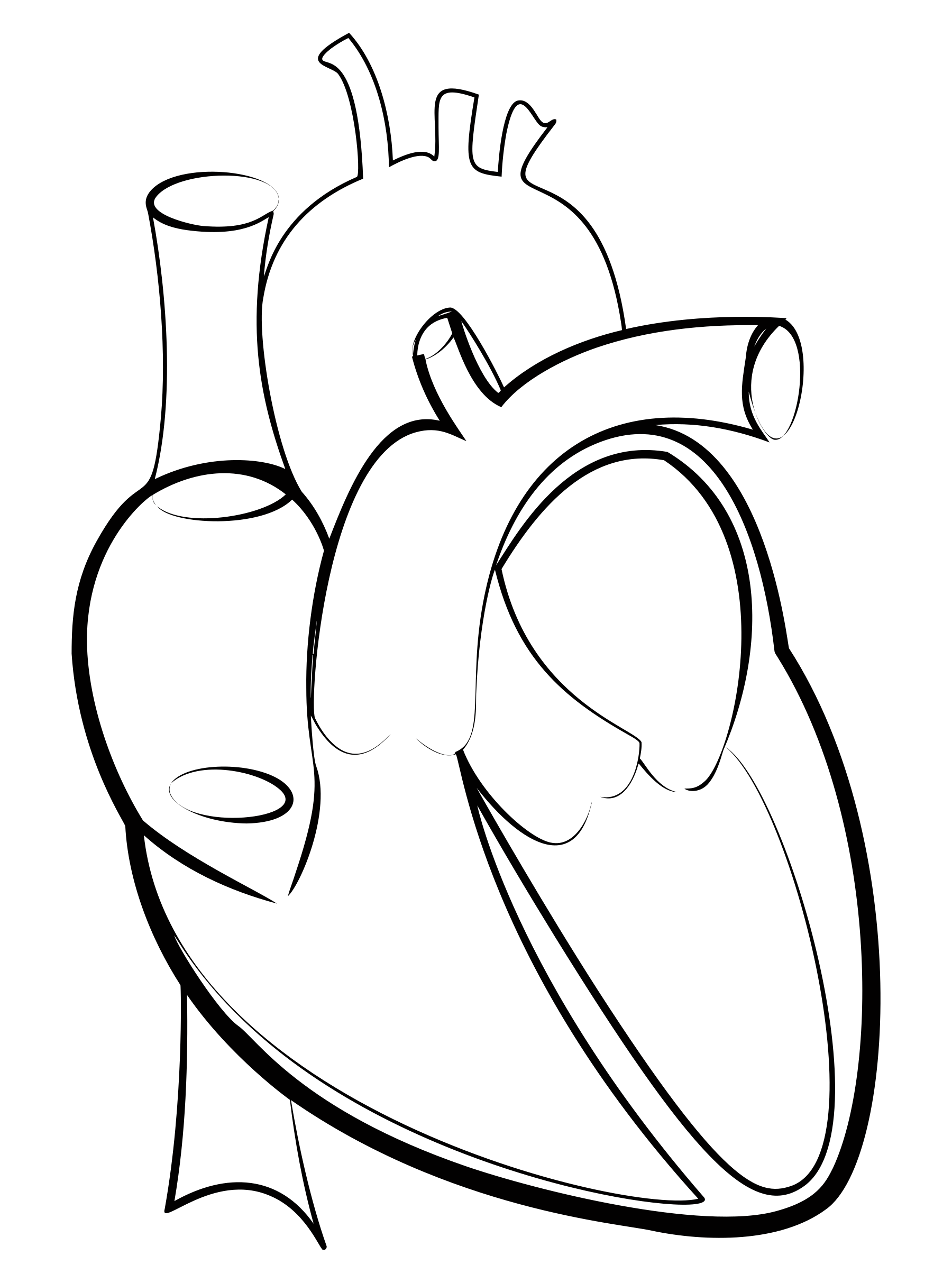 Valentine's Day coloring page preview