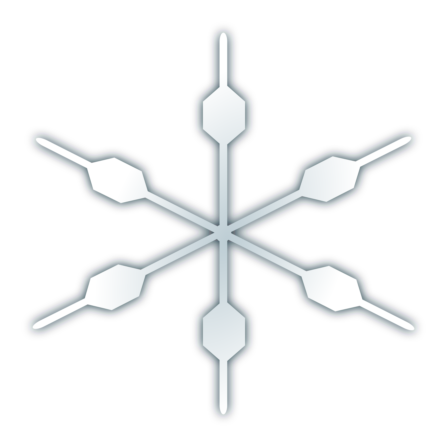 Snowflake Icon printable easy coloring page