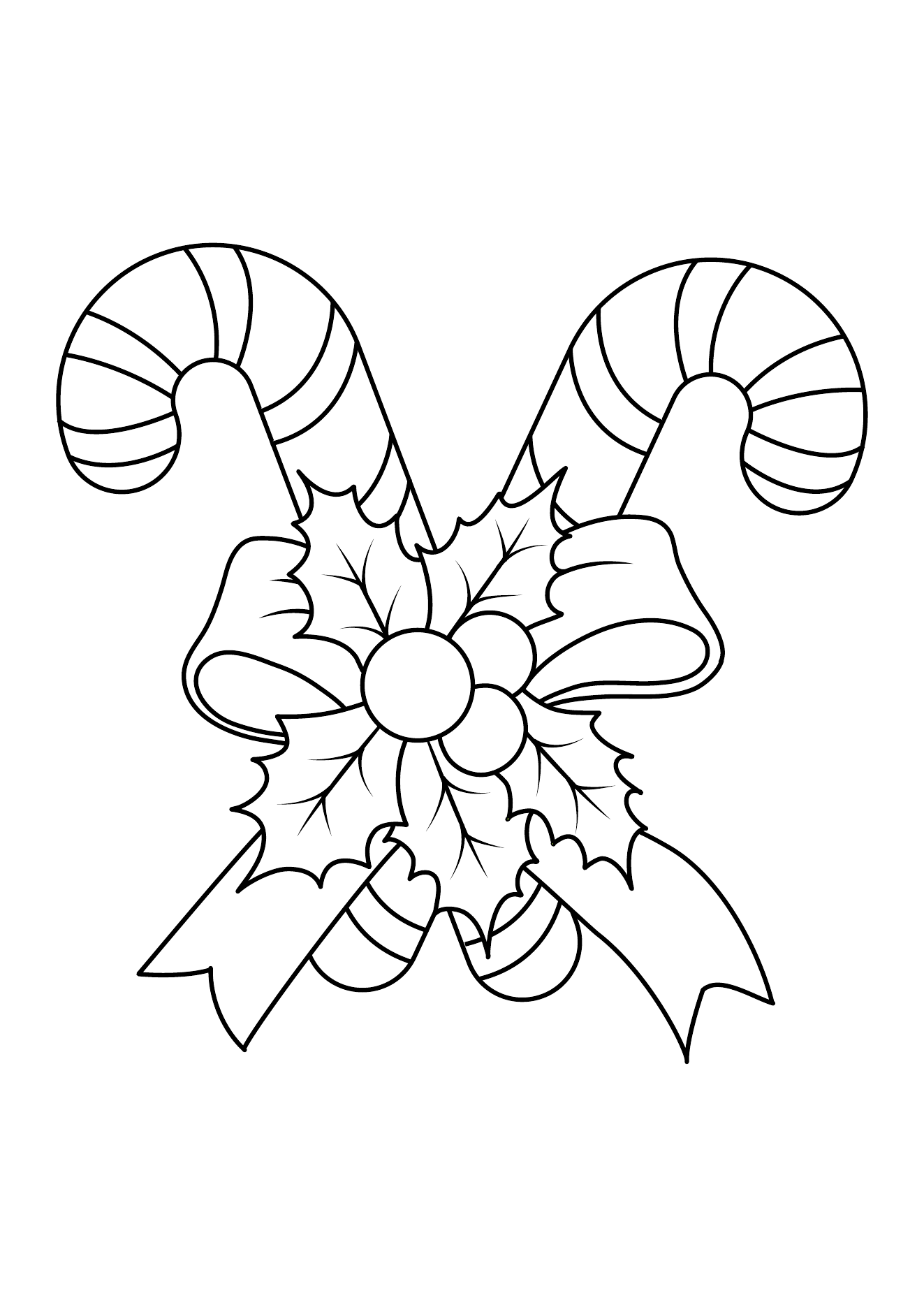 Christmas Coloring Book Page 07 printable christmas coloring page