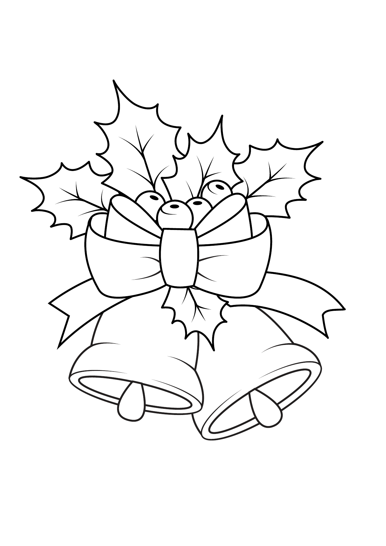 Christmas Coloring Book Page 09 printable christmas coloring page