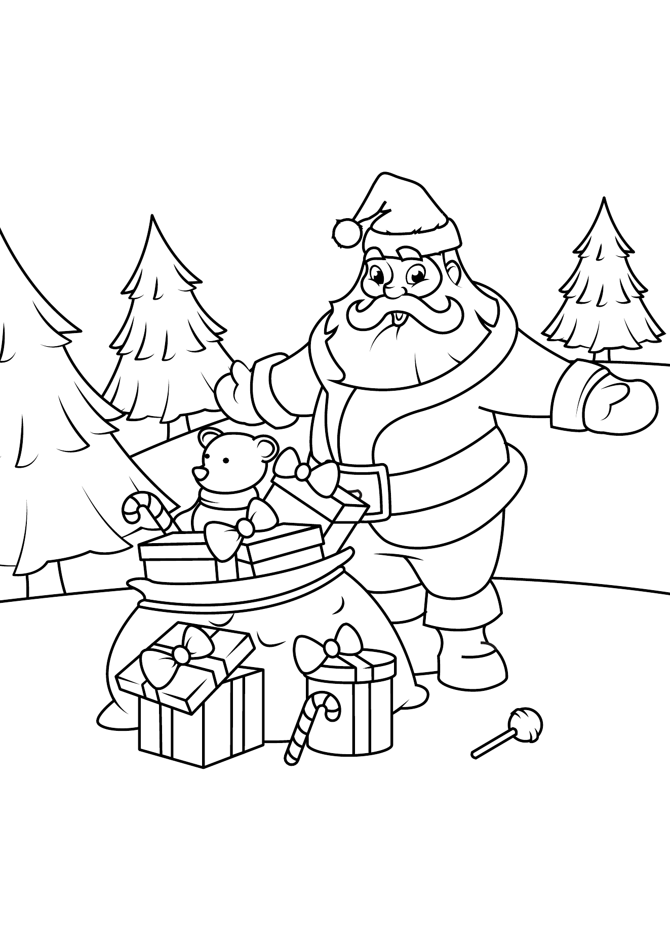 Christmas Coloring Book Page 11 printable christmas coloring page