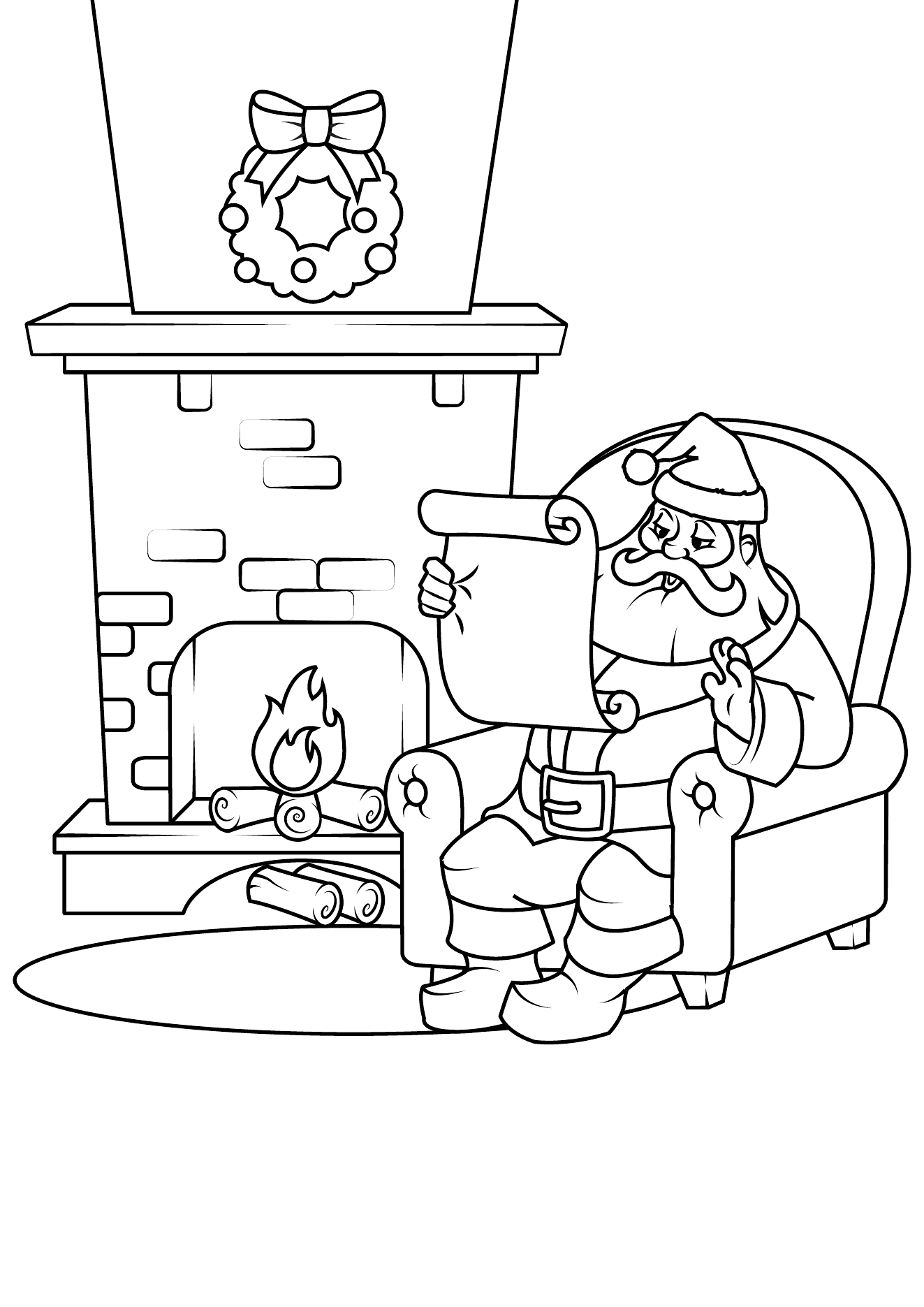 Christmas Coloring Book Page 18 printable christmas coloring page