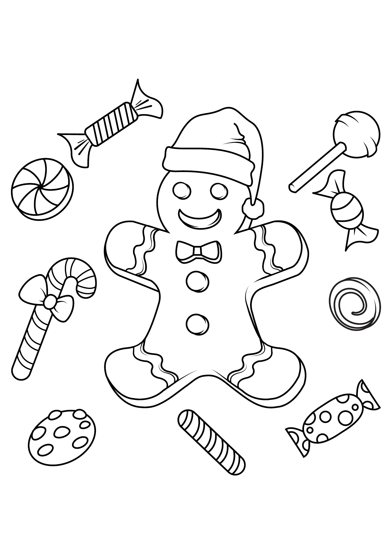 Christmas Coloring Book Page 21 printable christmas coloring page