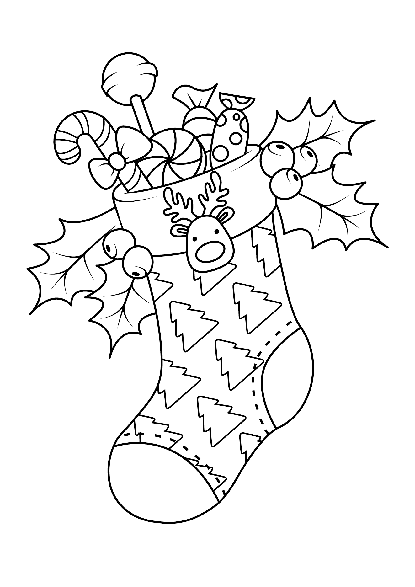 Christmas Coloring Book Page 23 printable christmas coloring page