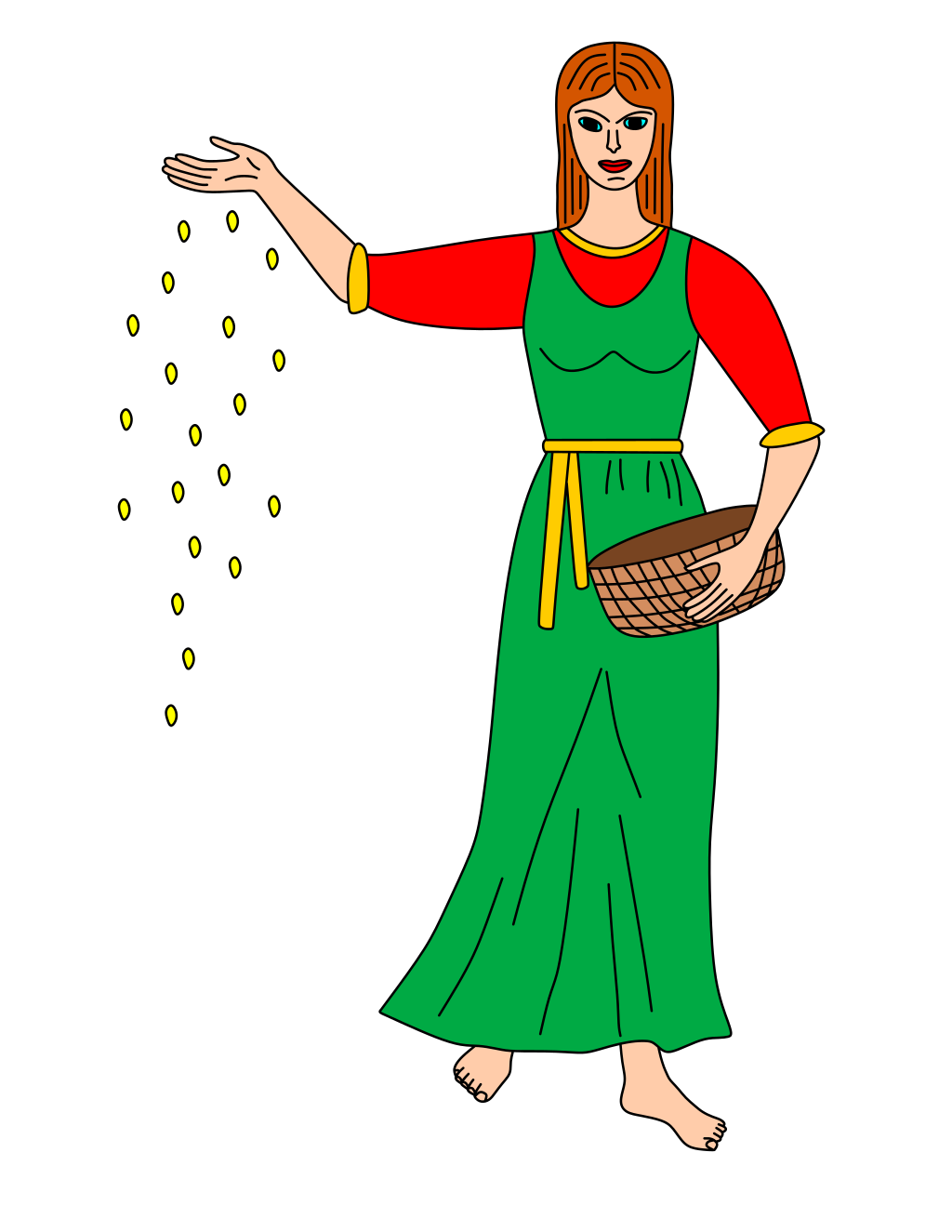 Cute Girl Coloring Page printable girls coloring page