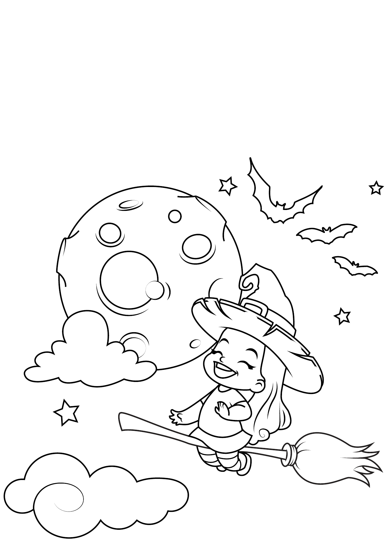 Halloween Coloring Book Page 06 printable halloween coloring page
