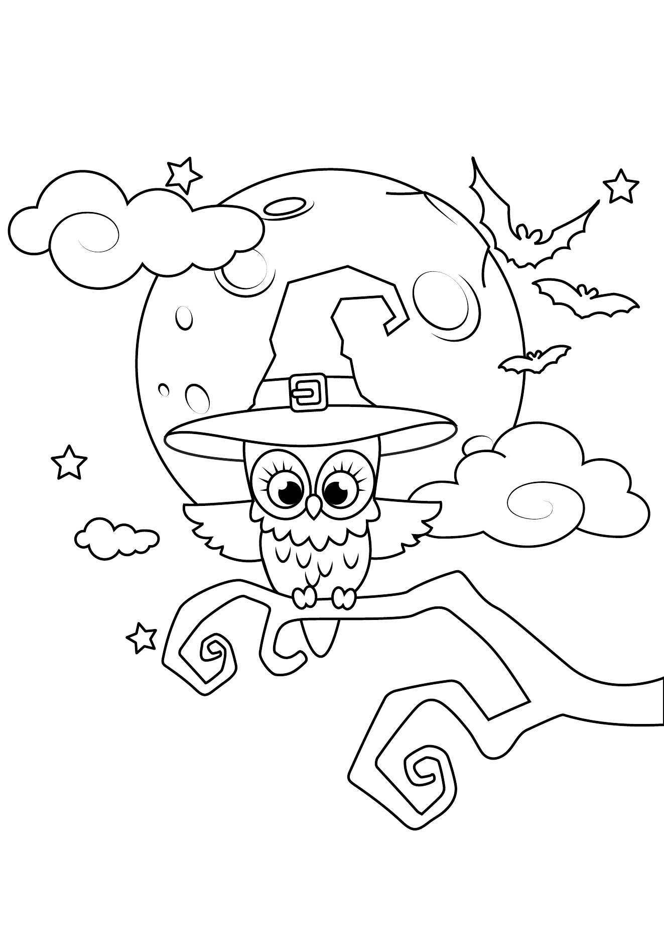 Halloween Coloring Book Page 11 printable halloween coloring page