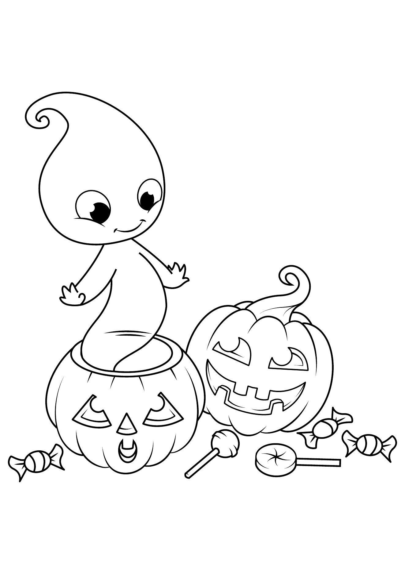 Halloween Coloring Book Page 13 printable halloween coloring page