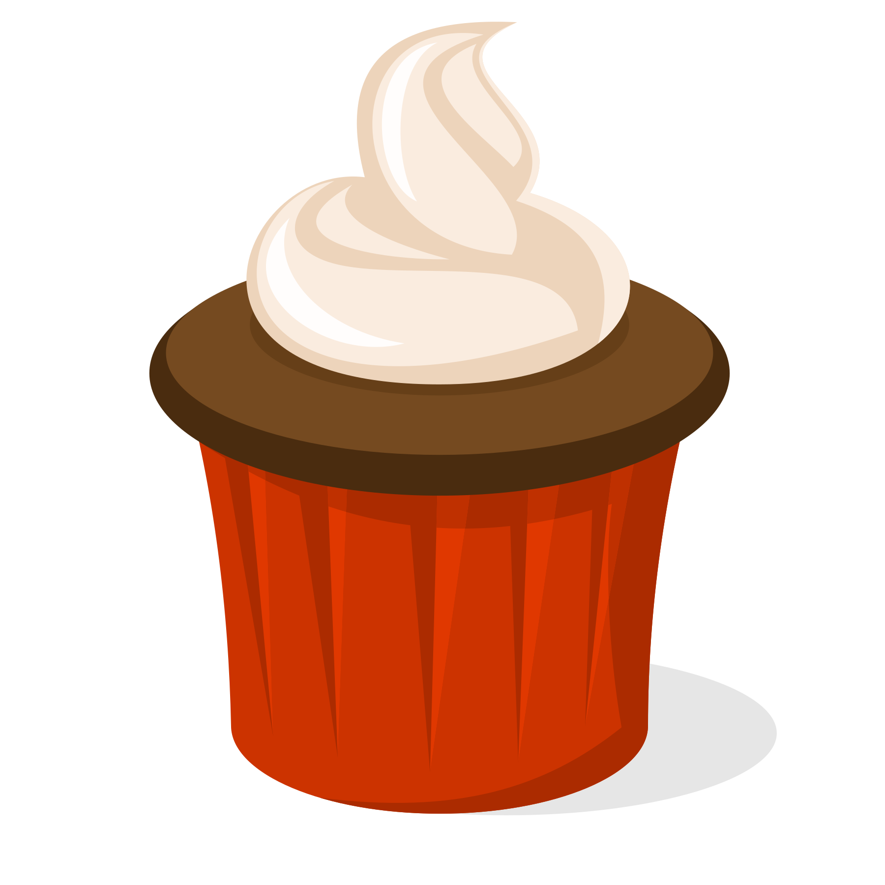 Cupcake Vector printable birthday coloring page