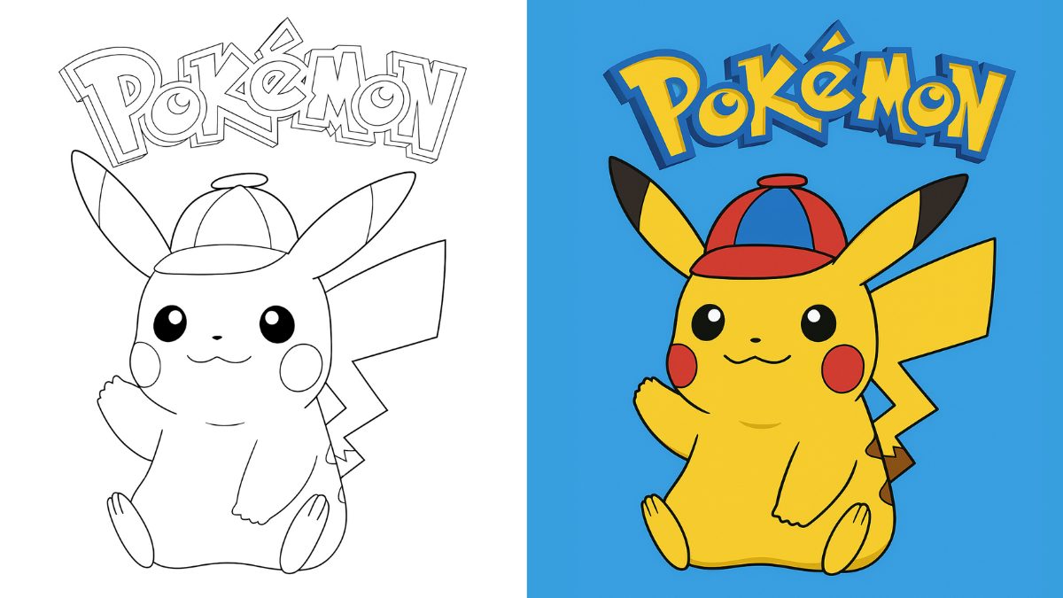 Pokemon Coloring Pages 2 printable Pokemon coloring page